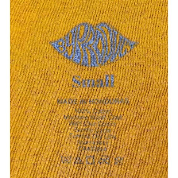 Byproduct "Homies" Friend's Theme Crop Top | Colors: Yellow and Black | Size: S - Picture 4 of 4